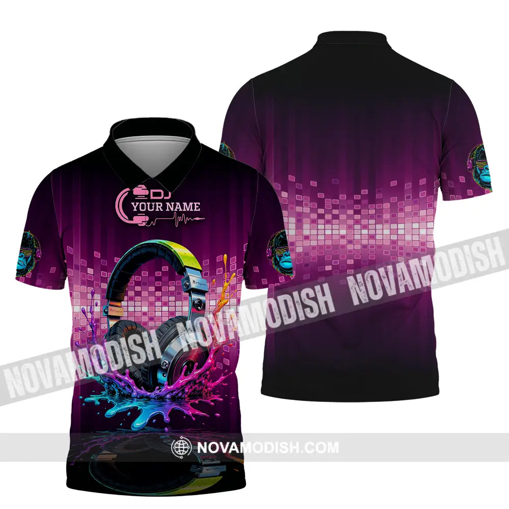 Unisex Shirt - Custom DJ 3D Shirt Polo Shirt / S T-shirt