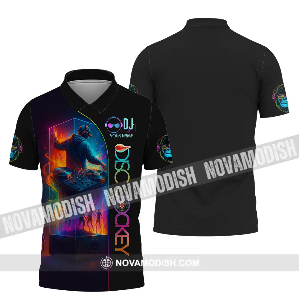 Unisex Shirt - Custom DJ 3D Shirt Polo Shirt / S T-shirt