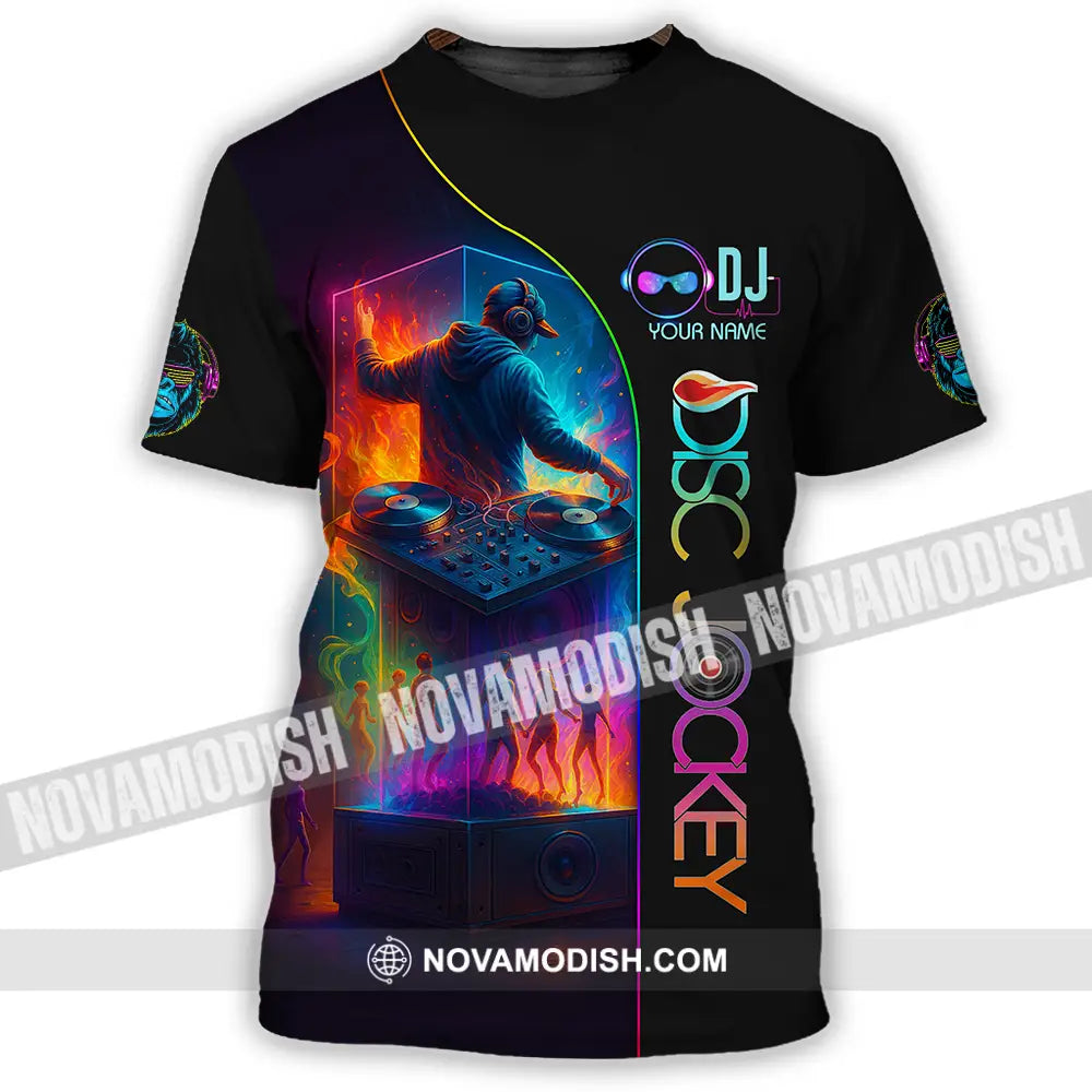 Unisex Shirt - Custom DJ 3D Shirt T-Shirt / S T-shirt