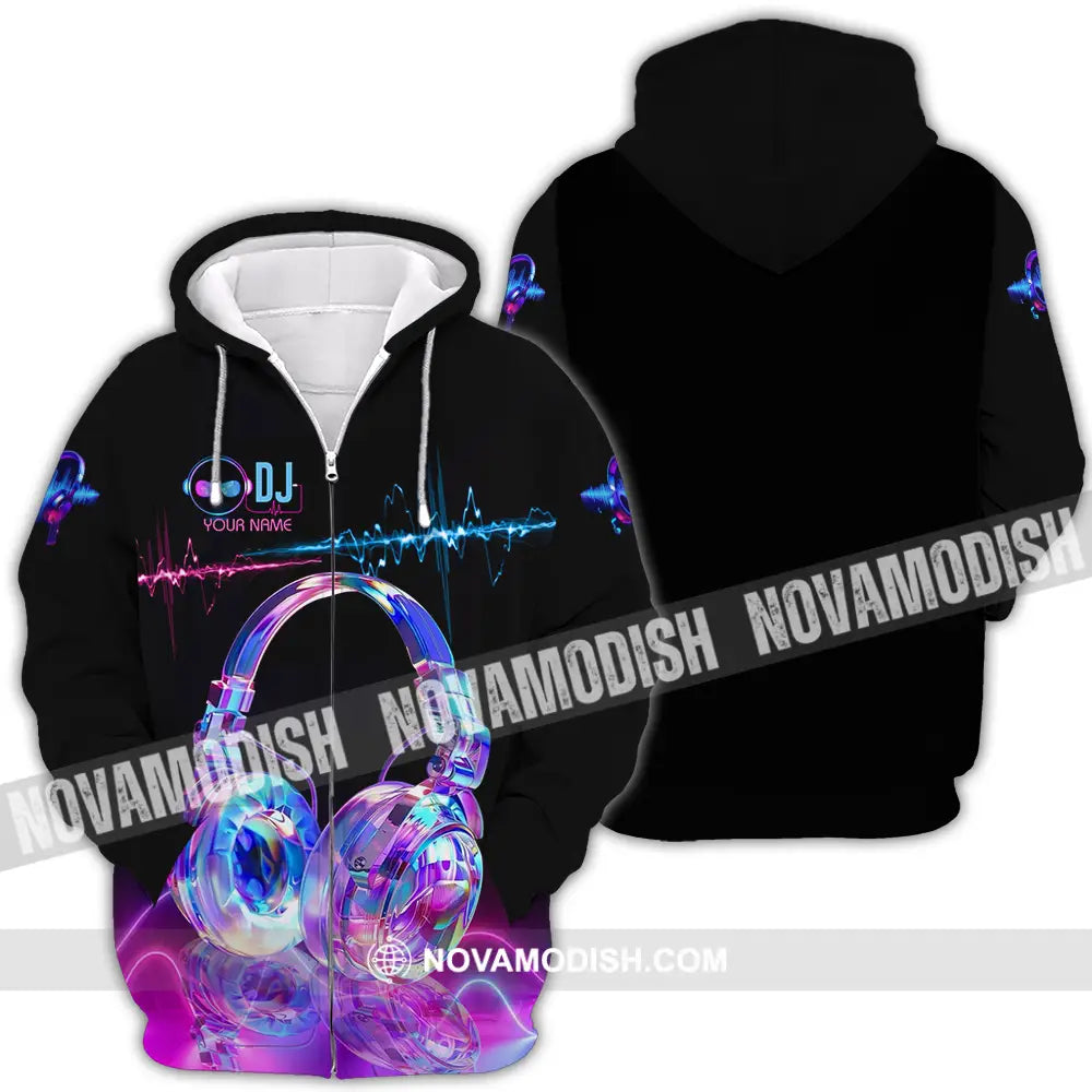 Unisex Shirt - Custom DJ 3D Shirt Zipper Hoodie / S T-shirt