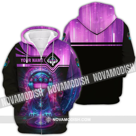 Unisex Shirt - Custom DJ 3D Shirt Zipper Hoodie / S T-shirt