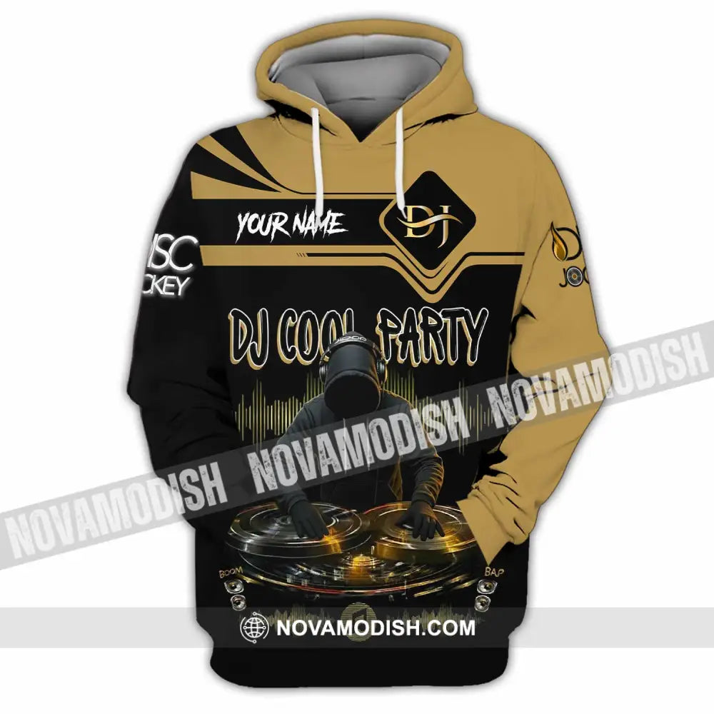 Unisex Shirt - Custom DJ Cool Party 3D Shirt Hoodie / S T-shirt