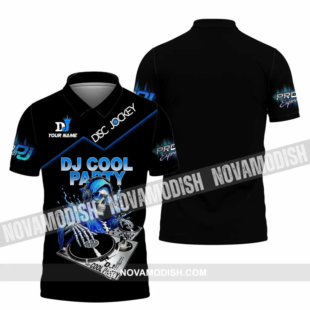 Unisex Shirt - Custom DJ Cool Party 3D Shirt Polo Shirt / S T-shirt