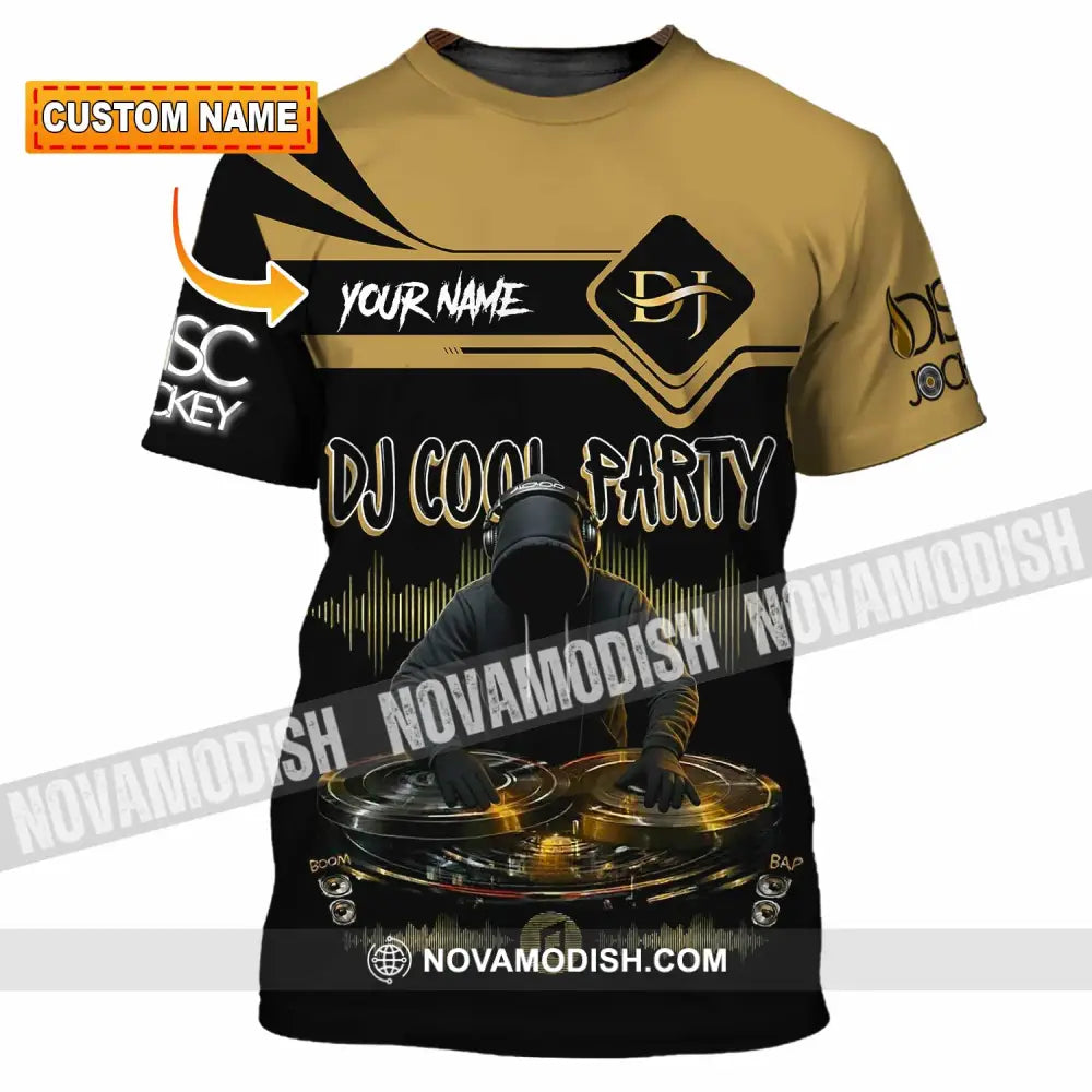 Unisex Shirt - Custom DJ Cool Party 3D Shirt T-shirt