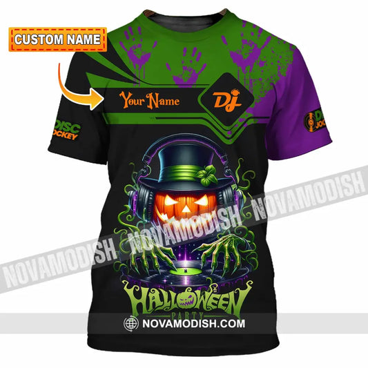 Unisex Shirt - Custom DJ Halloween Party Shirt T-shirt