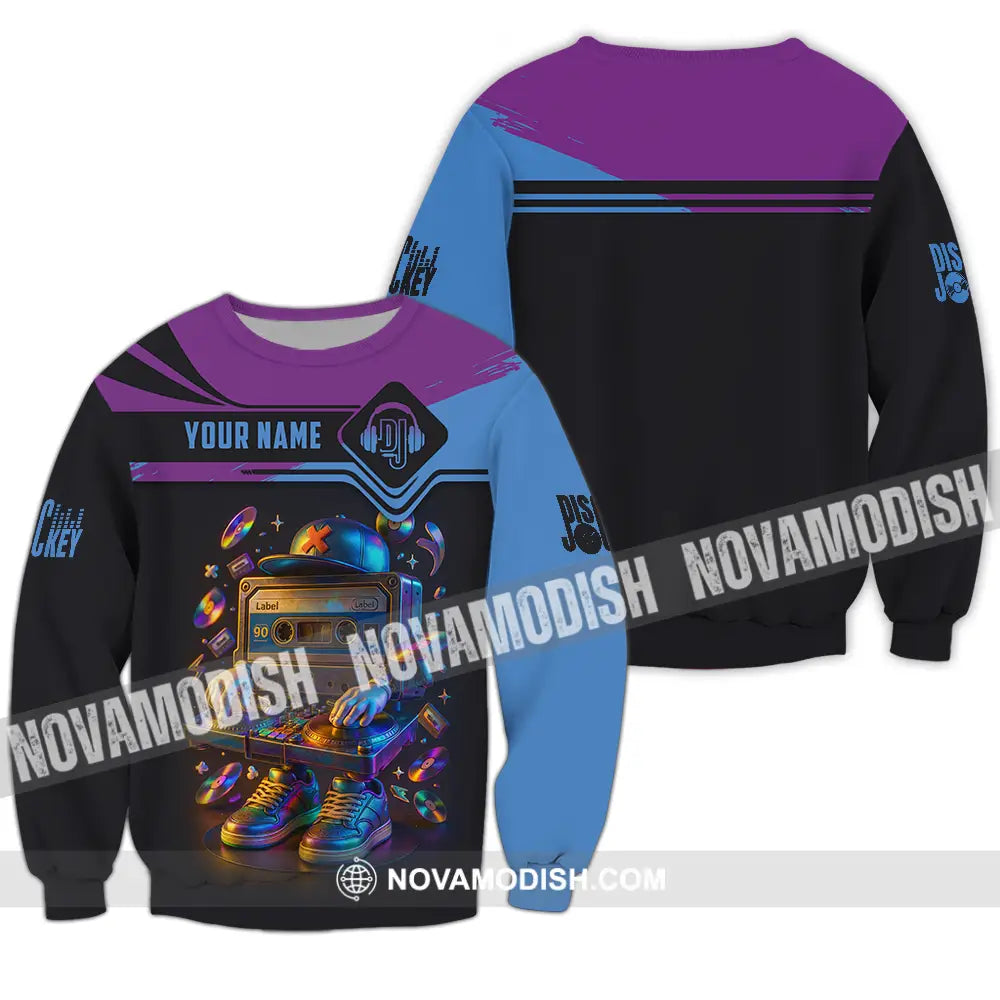 Unisex Shirt - Custom DJ Shirt Long Sleeve / S T-shirt