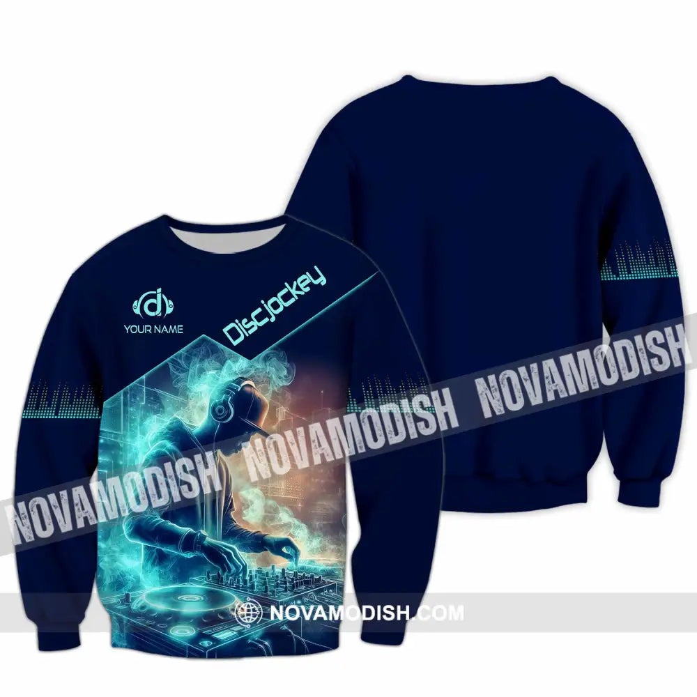 Unisex Shirt - Custom DJ Man Shirt Long Sleeve / S T-shirt