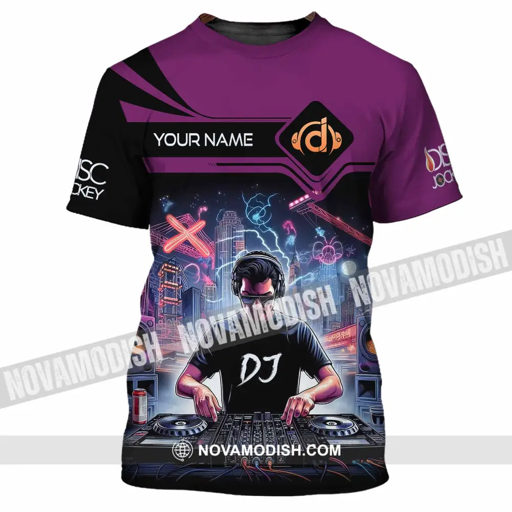 Unisex Shirt - Custom DJ Man Shirt T-Shirt / S T-shirt
