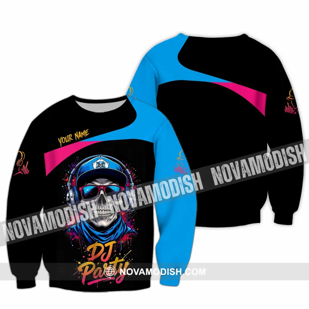 Unisex Shirt - Custom DJ Party 3D Shirt Long Sleeve / S T-shirt