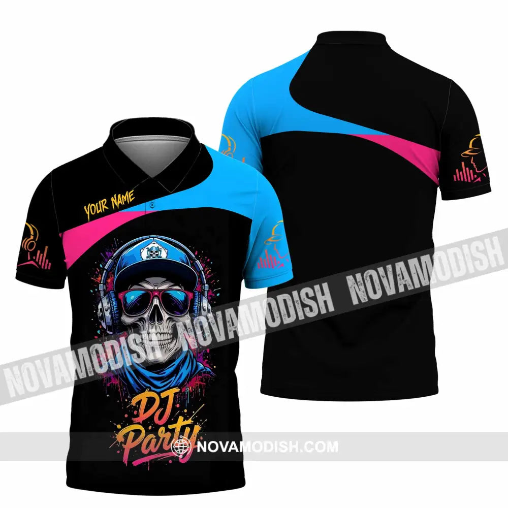 Unisex Shirt - Custom DJ Party 3D Shirt Polo Shirt / S T-shirt