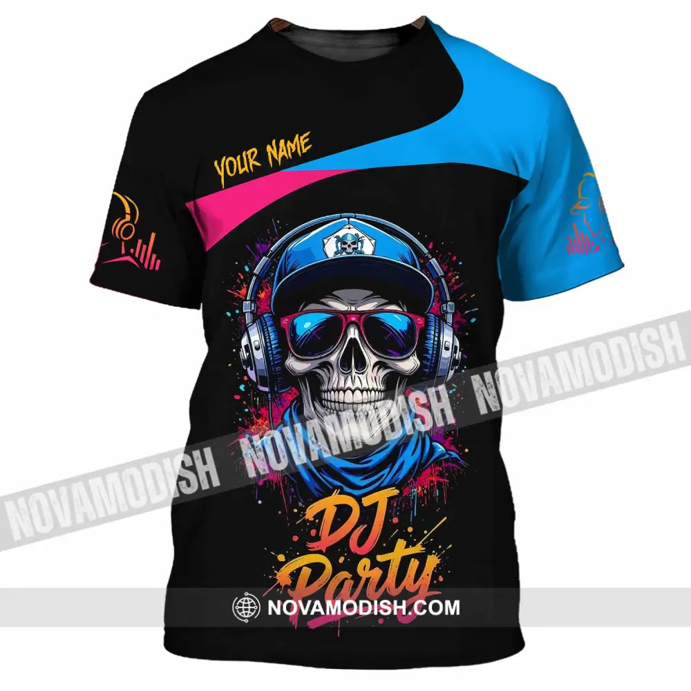 Unisex Shirt - Custom DJ Party 3D Shirt T-Shirt / S T-shirt