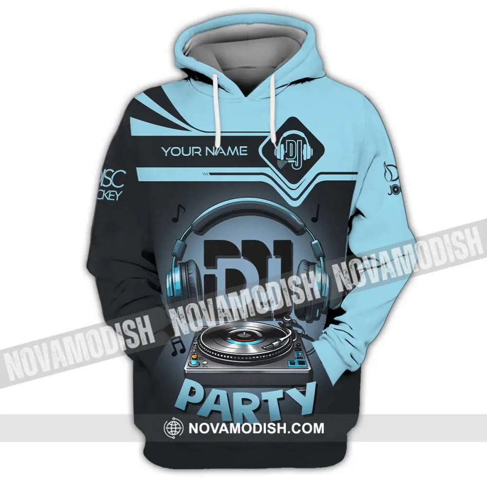 Unisex Shirt - Custom DJ Party Shirt Hoodie / S T-shirt