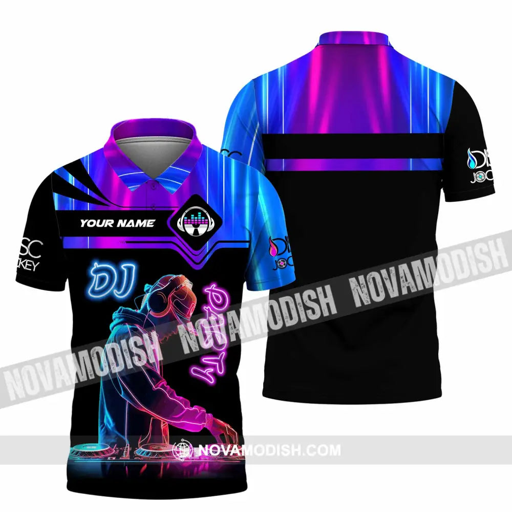 Unisex Shirt - Custom DJ Party Shirt Polo Shirt / S T-shirt