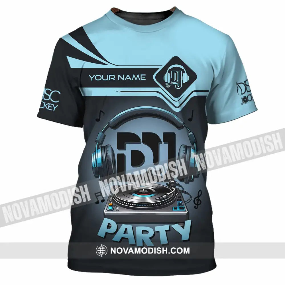 Unisex Shirt - Custom DJ Party Shirt T-Shirt / S T-shirt