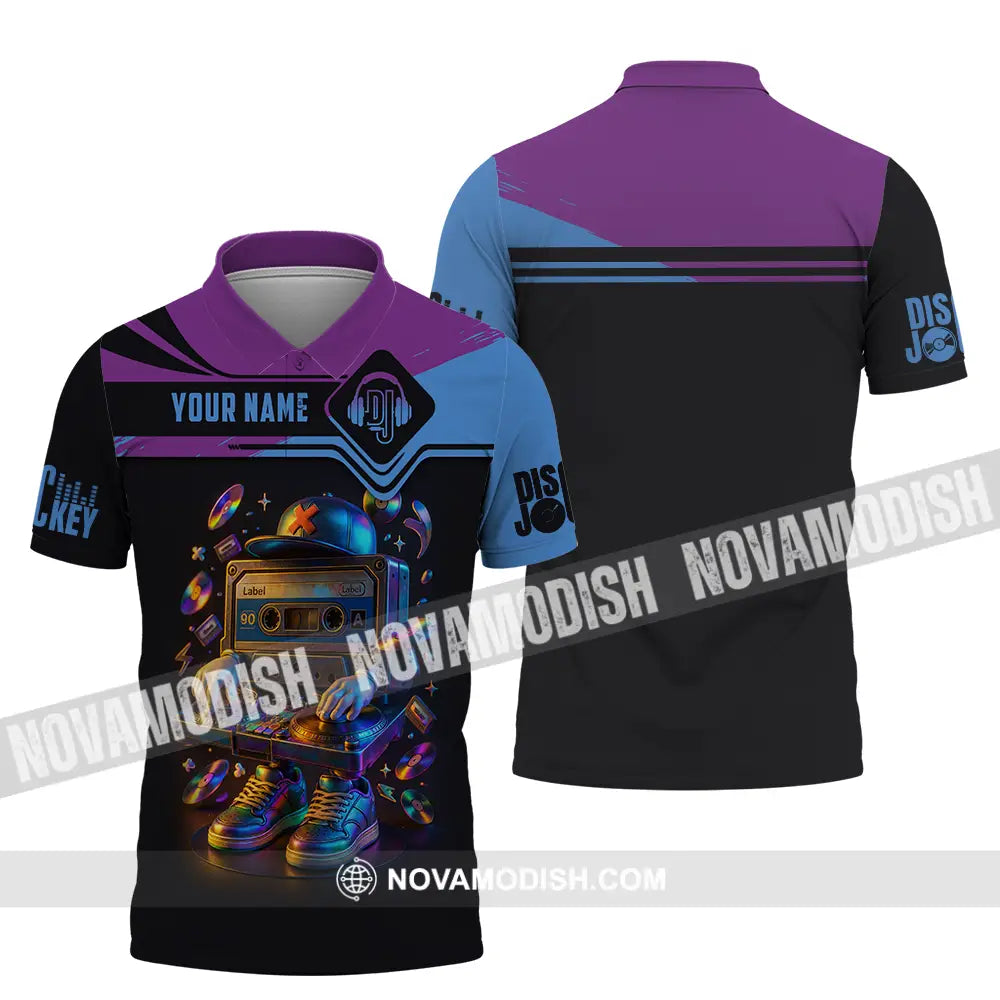 Unisex Shirt - Custom DJ Shirt Polo Shirt / S T-shirt