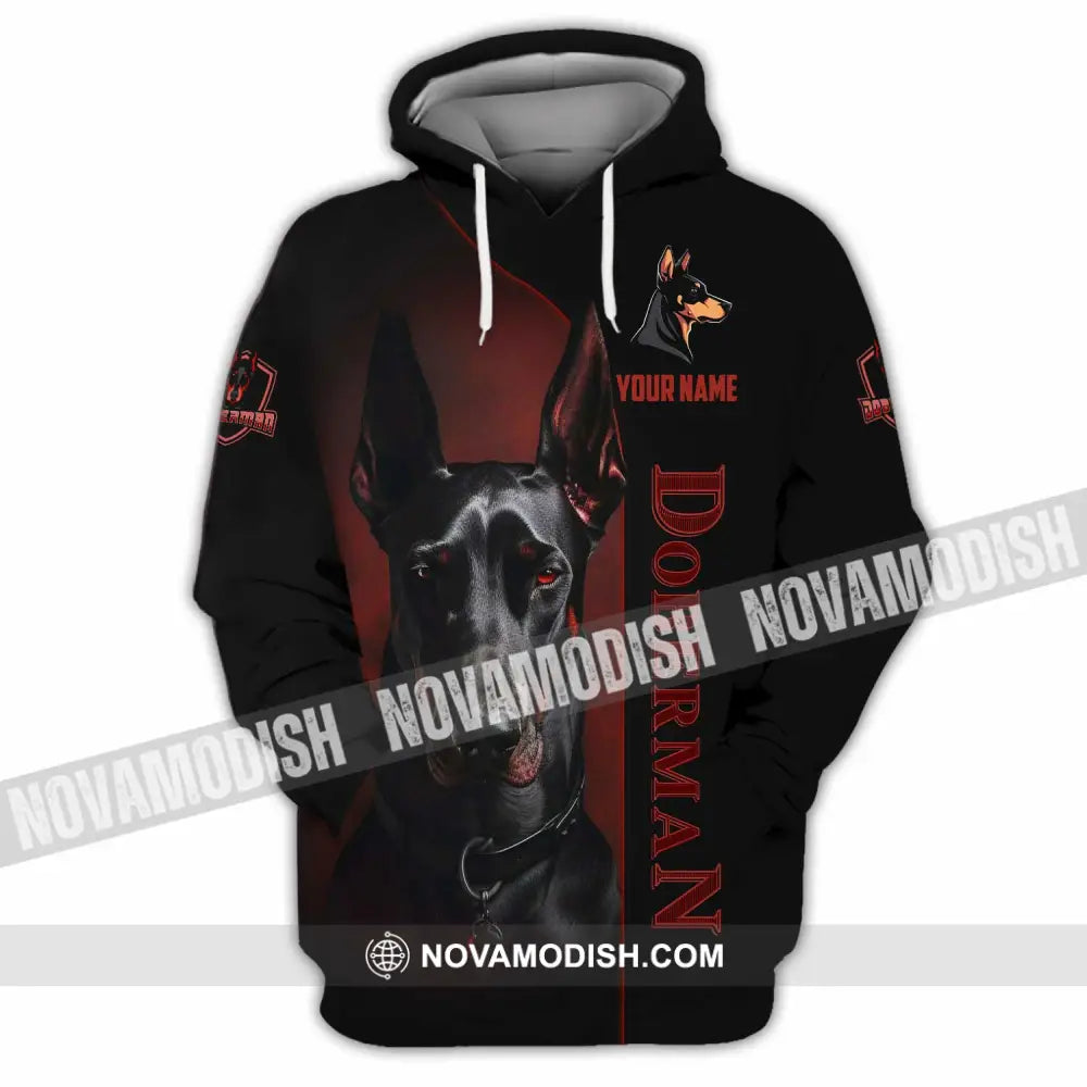 Unisex Shirt - Custom Dobermann Dog Shirt Hoodie / S T-shirt