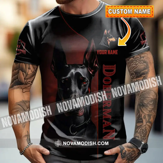 Unisex Shirt - Custom Dobermann Dog Shirt T-shirt