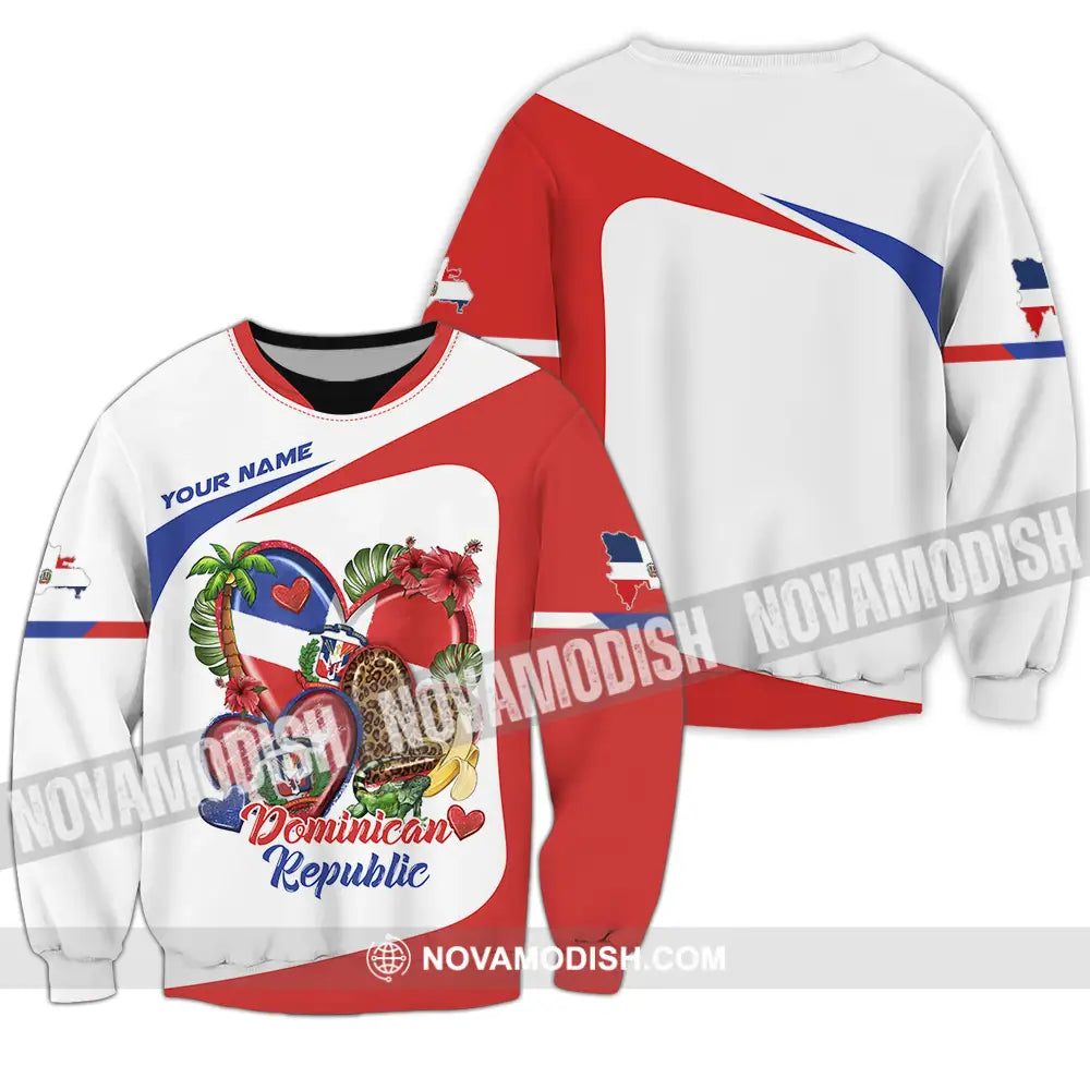 Unisex Shirt - Custom Dominican Republic Shirt Long Sleeve / S T-shirt