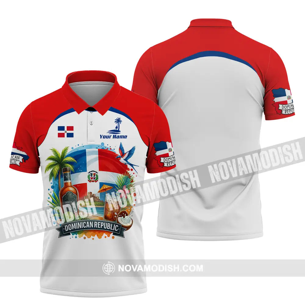 Unisex Shirt - Custom Dominican Republic Shirt Polo Shirt / S T-shirt