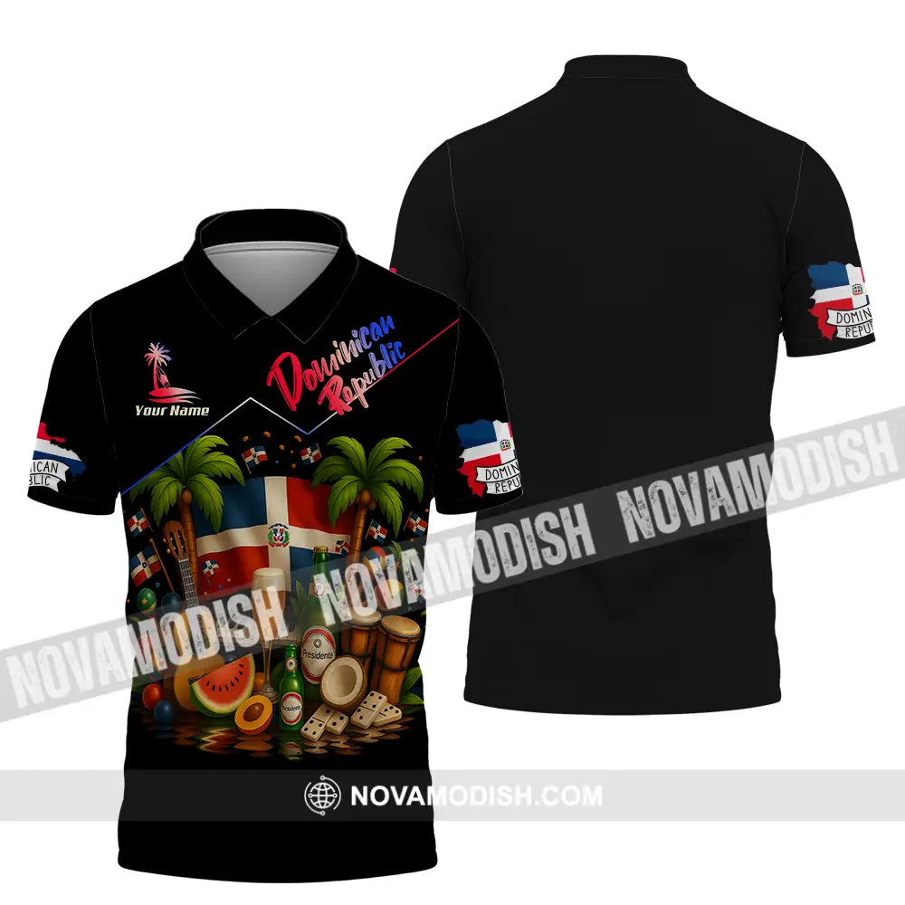 Unisex Shirt - Custom Dominican Republic Shirt Polo Shirt / S T-shirt