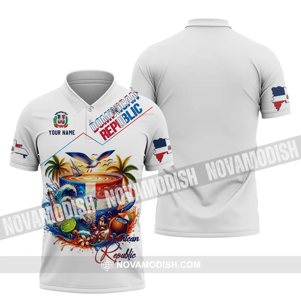 Unisex Shirt - Custom Dominican Republic Shirt Polo Shirt / S T-shirt