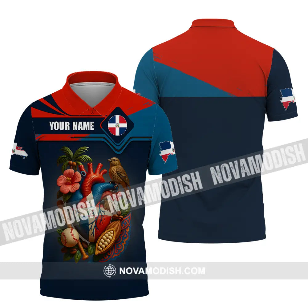Unisex Shirt - Custom Dominican Republic Shirt Polo Shirt / S T-shirt