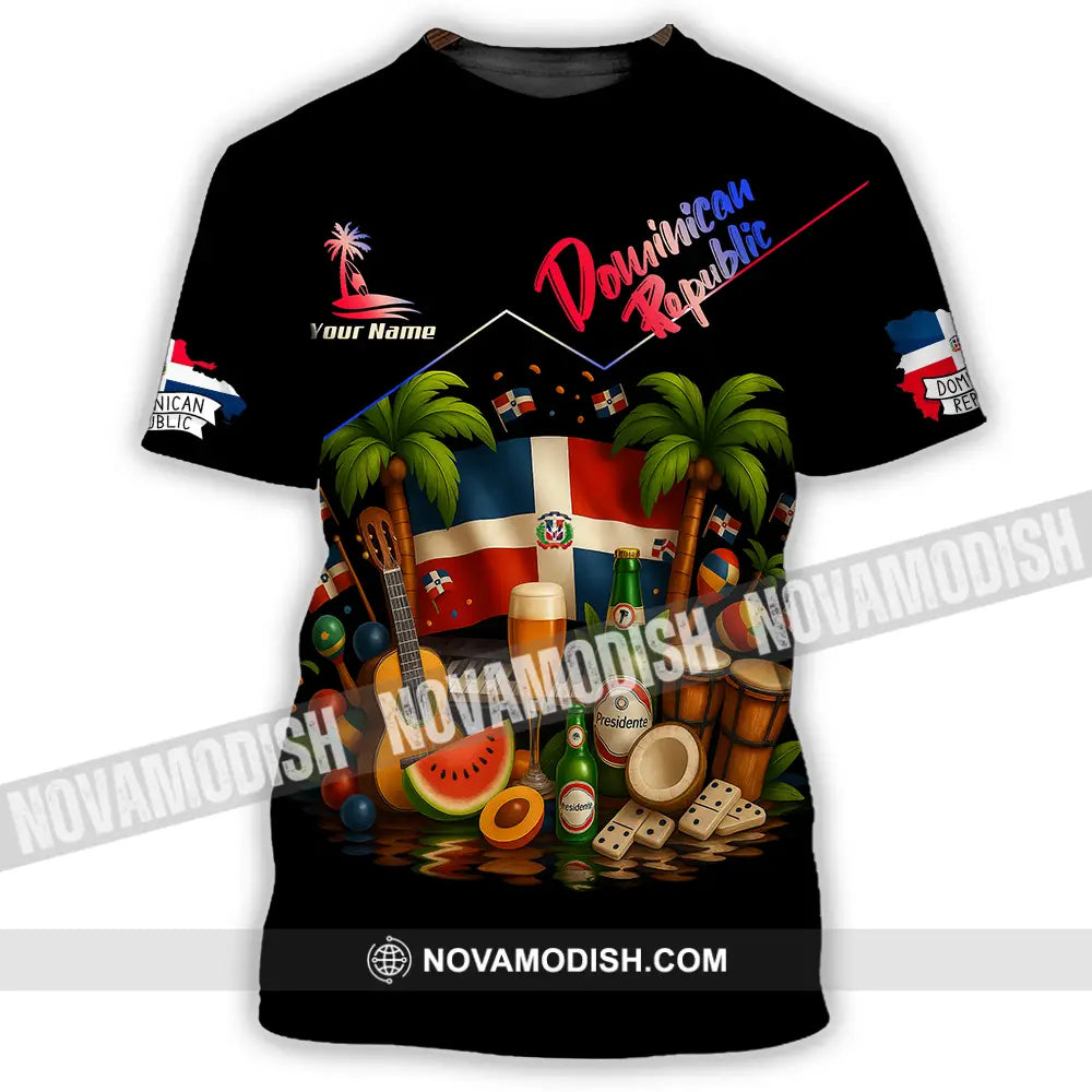 Unisex Shirt - Custom Dominican Republic Shirt T-Shirt / S T-shirt