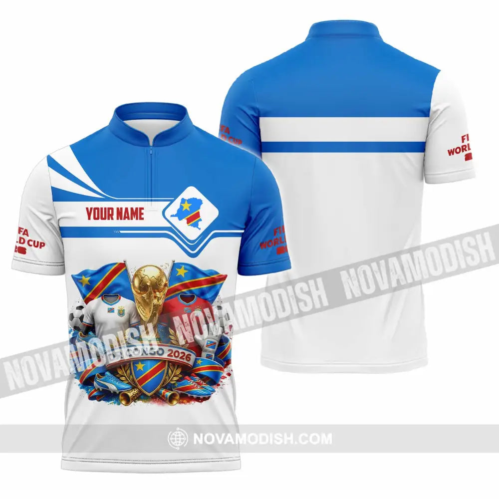 Unisex Shirt - Custom Dr Cong World Cup 2026 Shirt - Zipper Polo Shirt / S - T-shirt