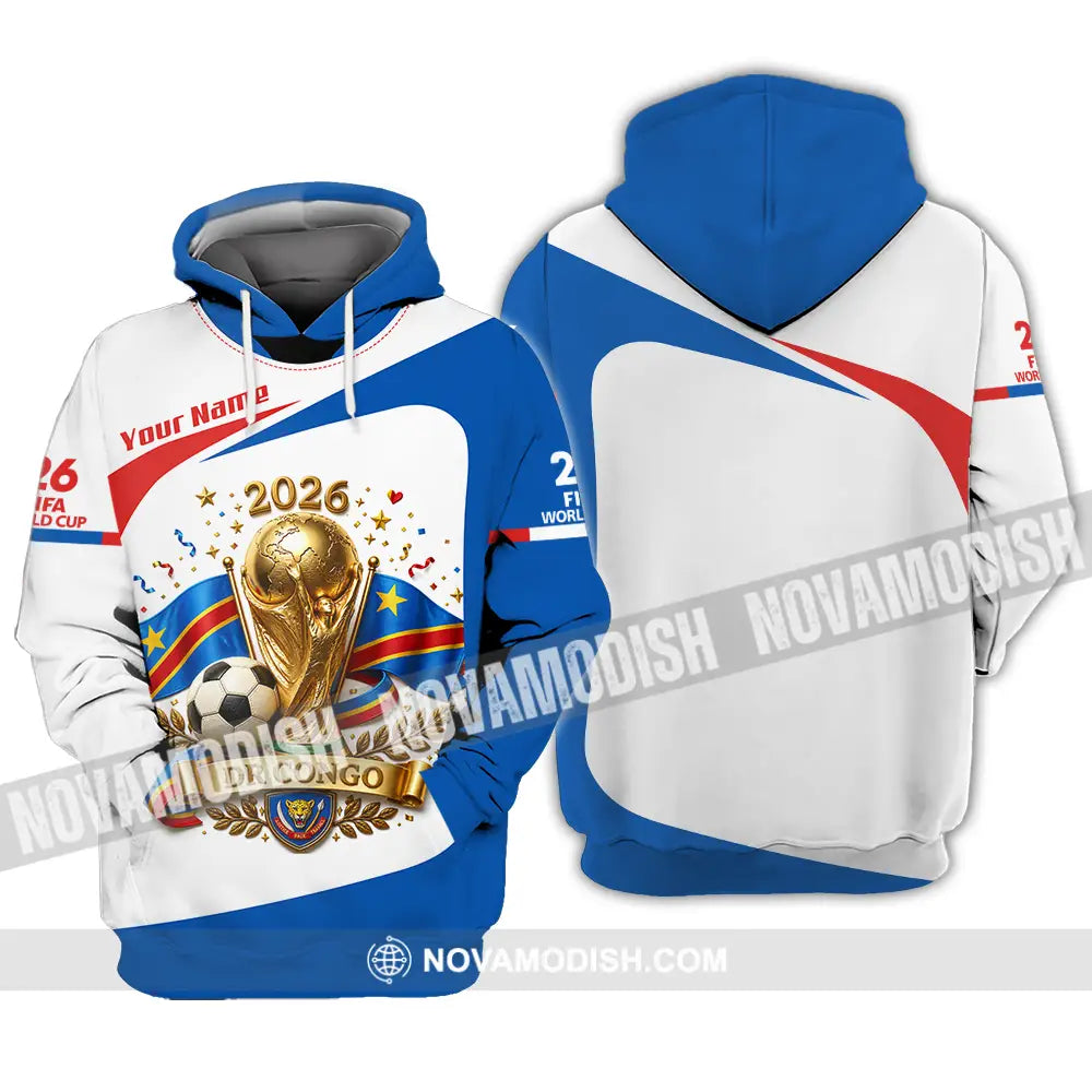 Unisex Shirt - Custom Dr Congo World Cup 2026 Shirt - Hoodie / S - T-shirt