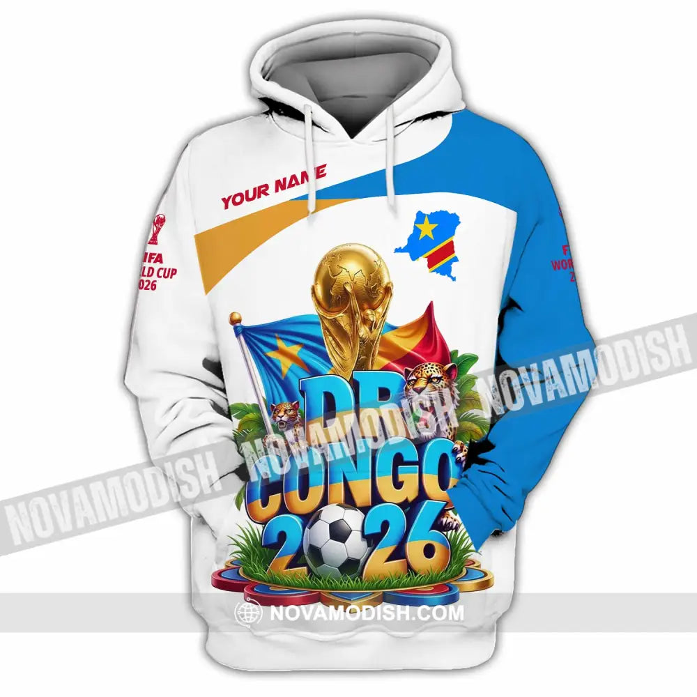 Unisex Shirt - Custom Dr Congo World Cup 2026 Shirt - Hoodie / S - T-shirt