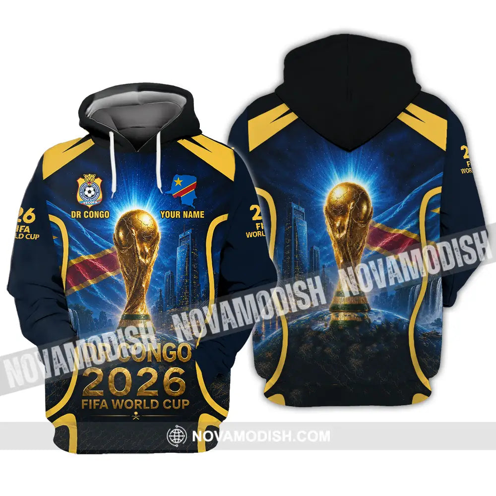 Unisex Shirt - Custom Dr Congo World Cup 2026 Shirt - Hoodie / S - T-shirt