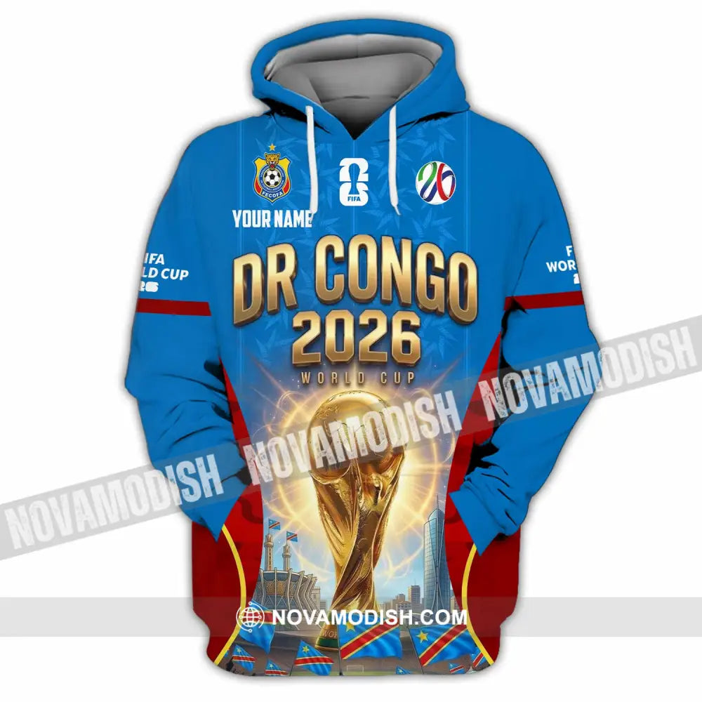 Unisex Shirt - Custom Dr Congo World Cup 2026 Shirt - Hoodie / S - T-shirt