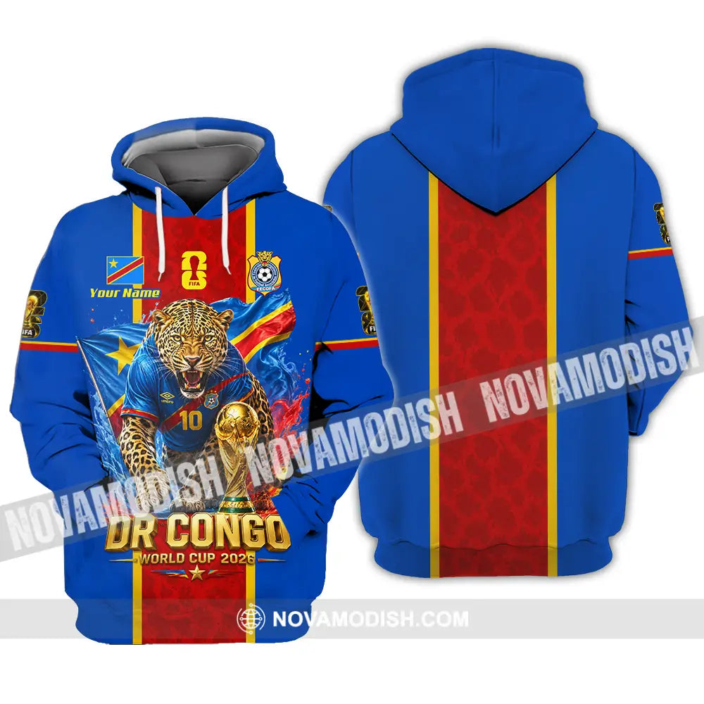 Unisex Shirt - Custom Dr Congo World Cup 2026 Shirt - Hoodie / S - T-shirt