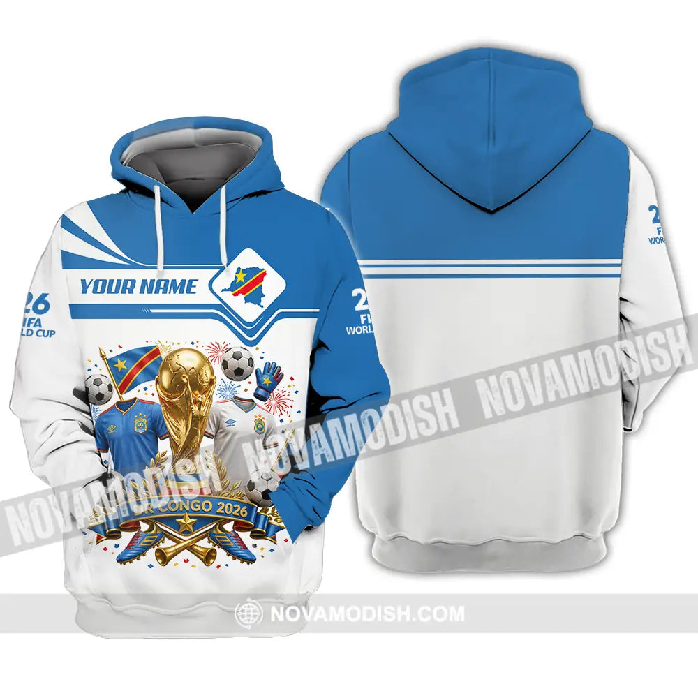 Unisex Shirt - Custom Dr Congo World Cup 2026 Shirt - Hoodie / S - T-shirt