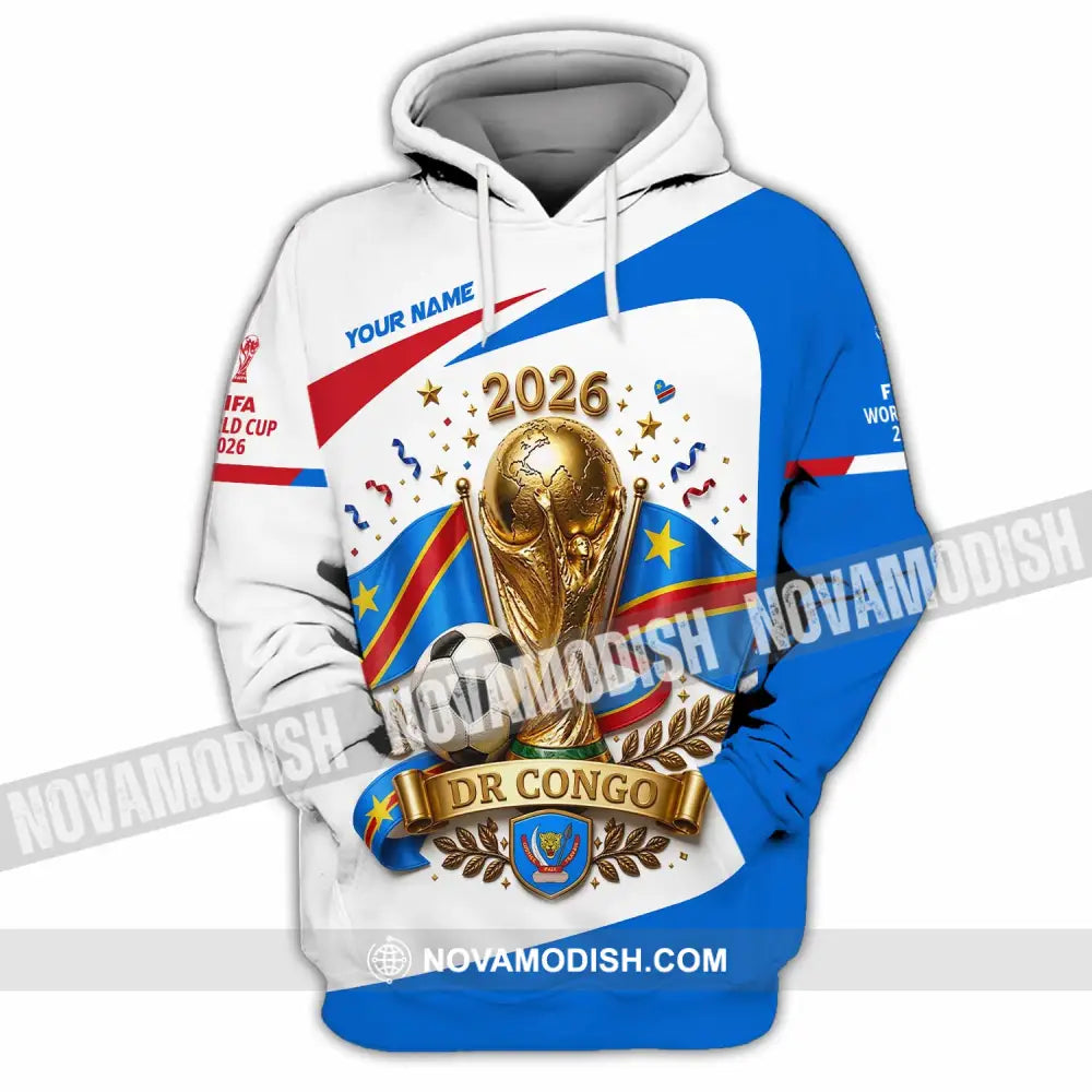 Unisex Shirt - Custom Dr Congo World Cup 2026 Shirt - Hoodie / S - T-shirt