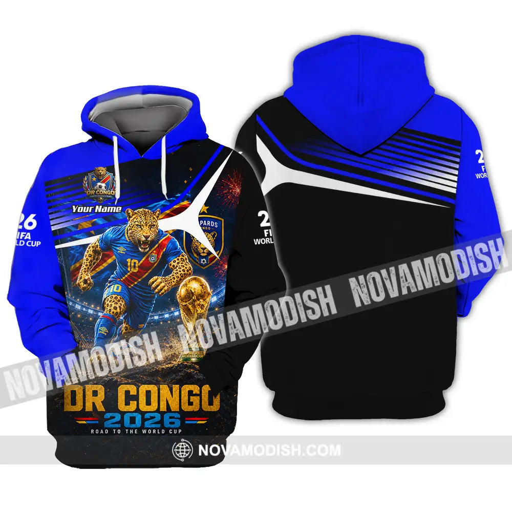 Unisex Shirt - Custom Dr Congo World Cup 2026 Shirt - Hoodie / S - T-shirt