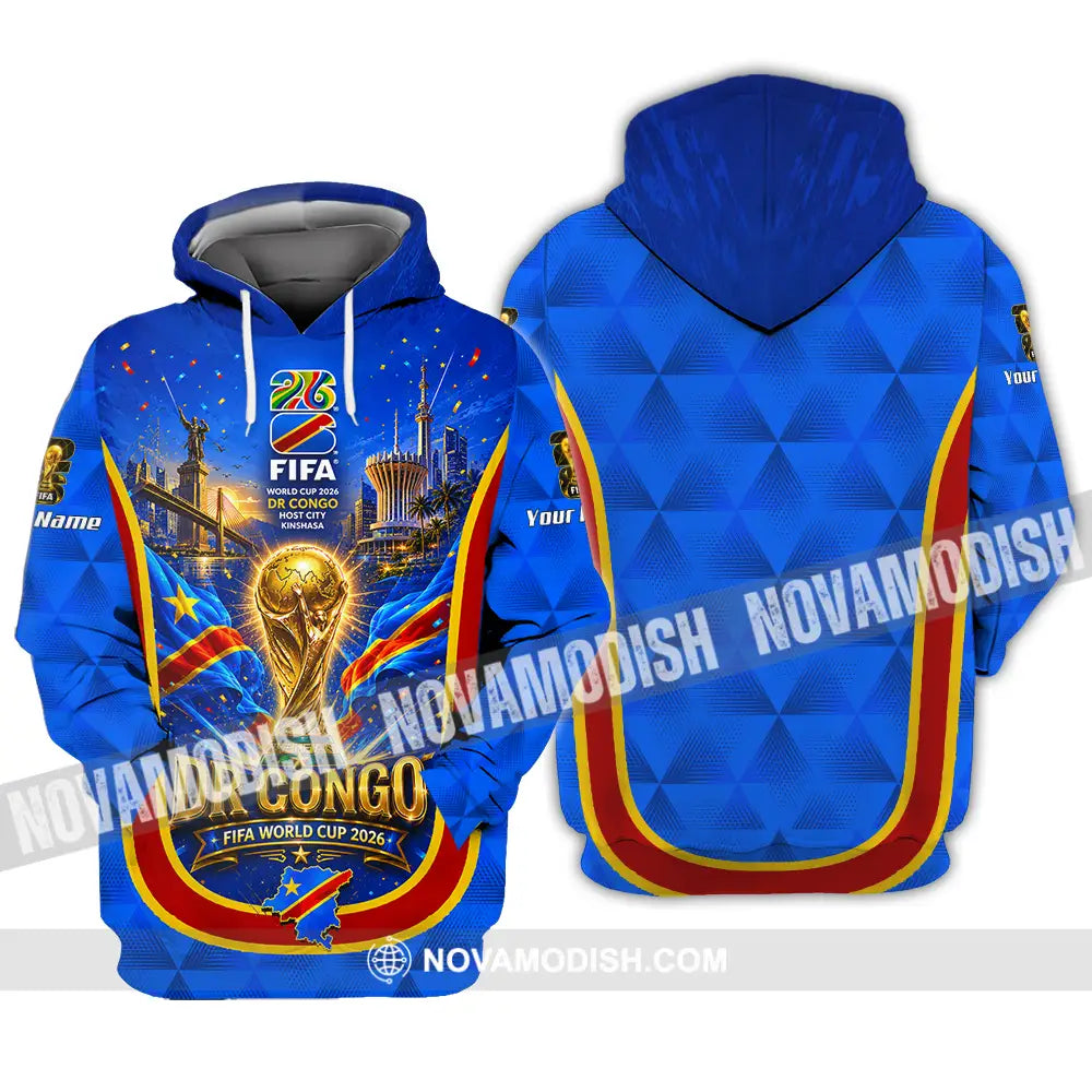 Unisex Shirt - Custom Dr Congo World Cup 2026 Shirt - Hoodie / S - T-shirt