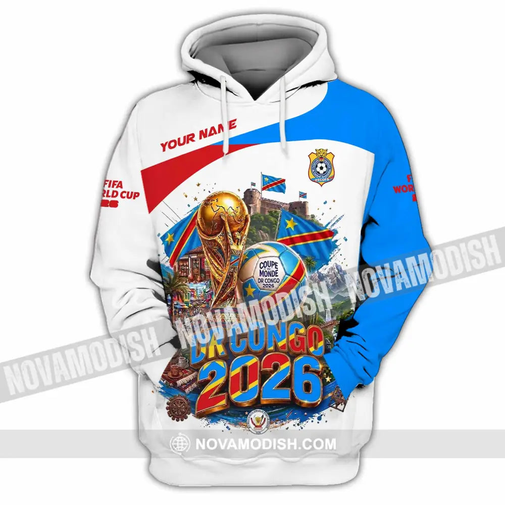 Unisex Shirt - Custom Dr Congo World Cup 2026 Shirt - Hoodie / S - T-shirt