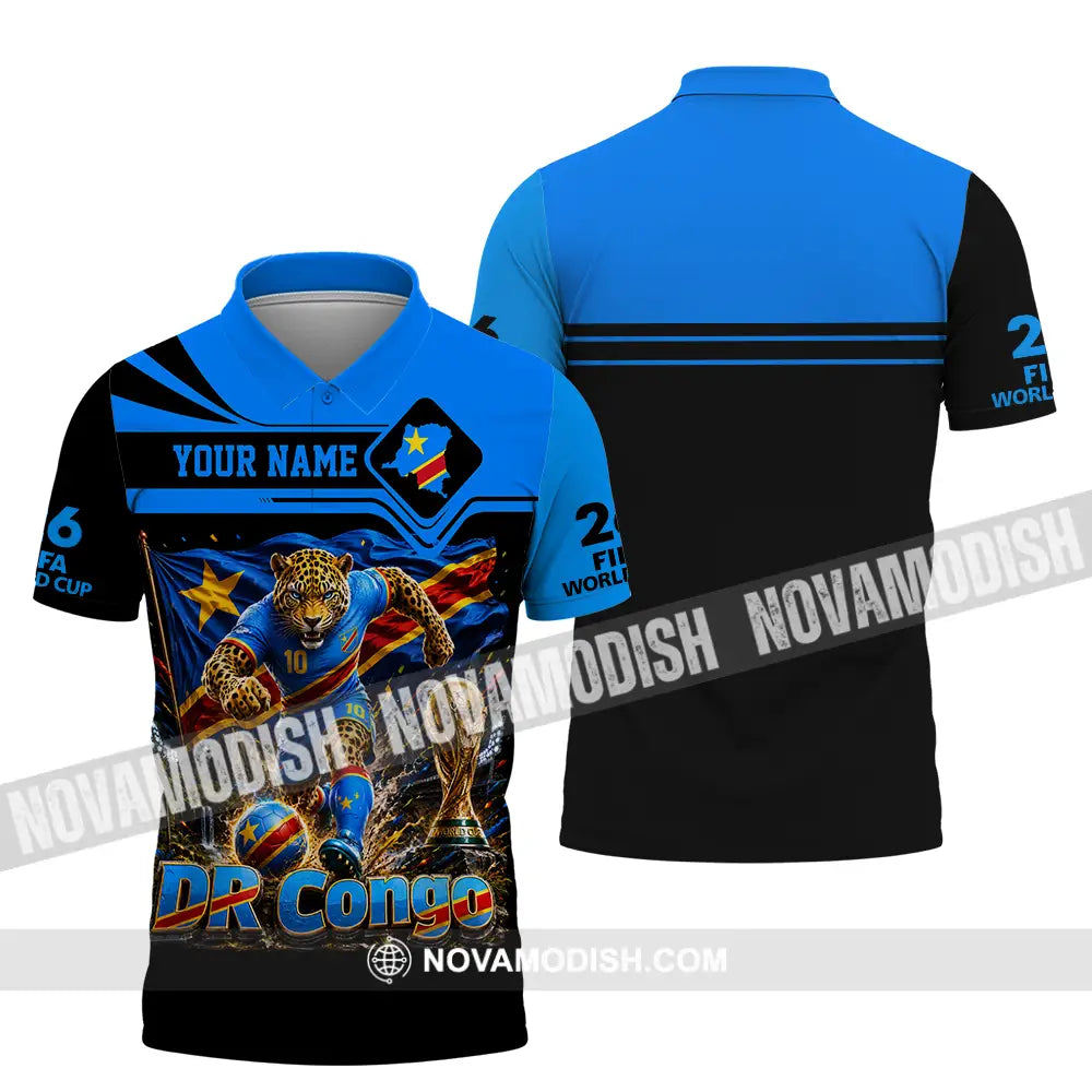 Unisex Shirt - Custom Dr Congo World Cup 2026 Shirt - Polo Shirt / S - T-shirt