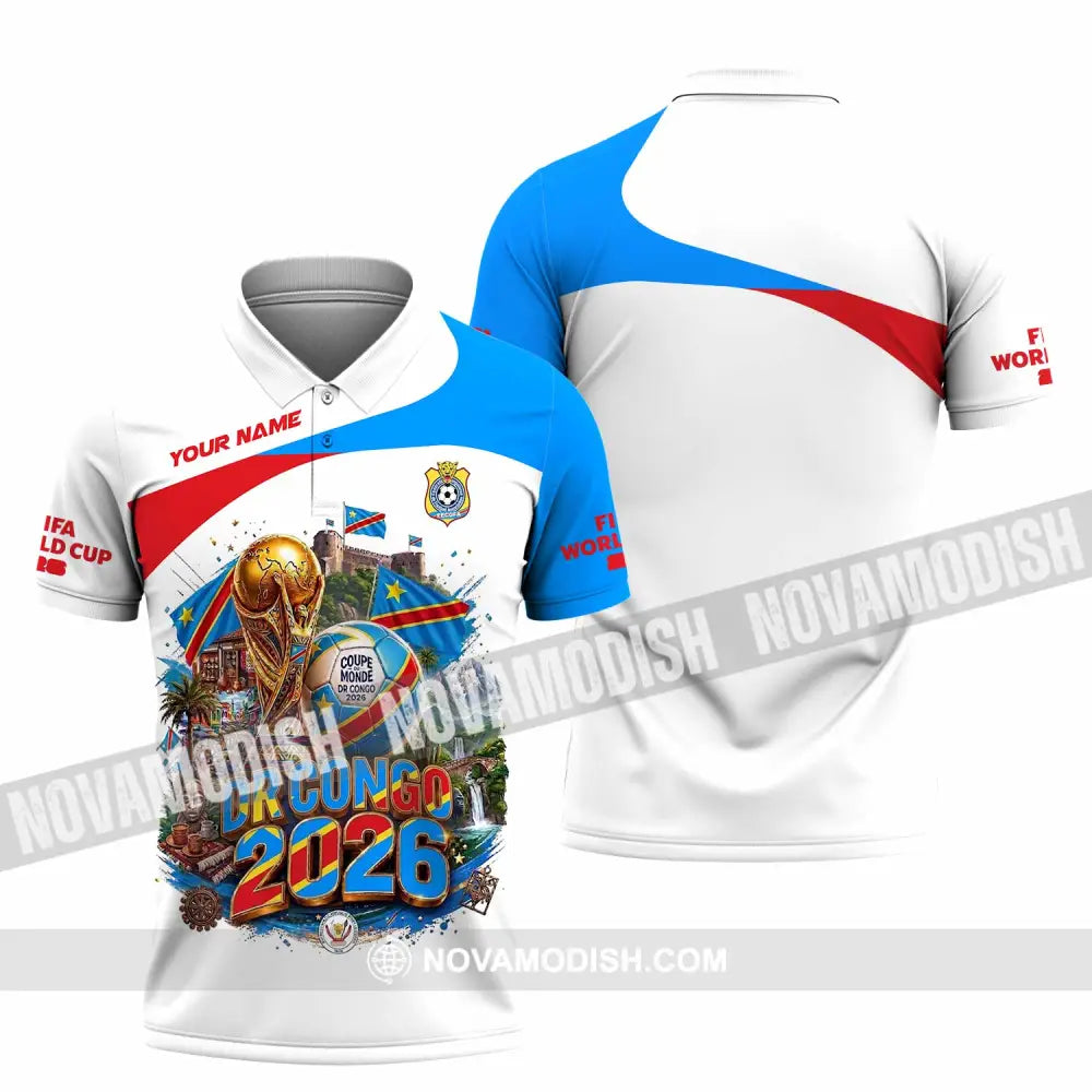 Unisex Shirt - Custom Dr Congo World Cup 2026 Shirt - Polo Shirt / S - T-shirt