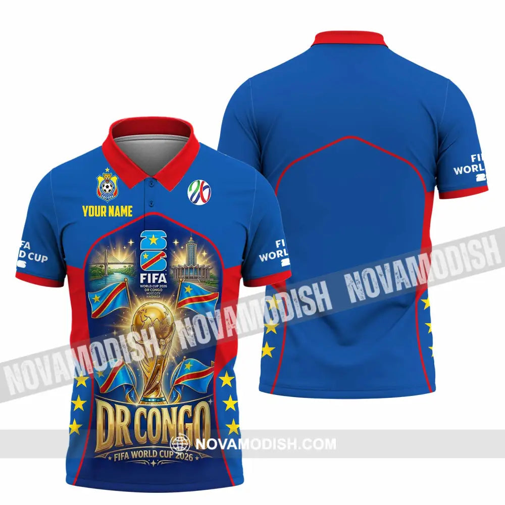 Unisex Shirt - Custom Dr Congo World Cup 2026 Shirt - Polo Shirt / S - T-shirt