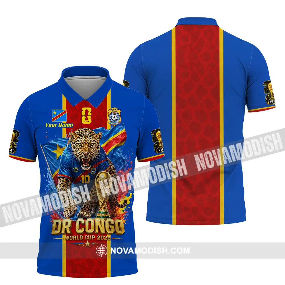 Unisex Shirt - Custom Dr Congo World Cup 2026 Shirt - Polo Shirt / S - T-shirt