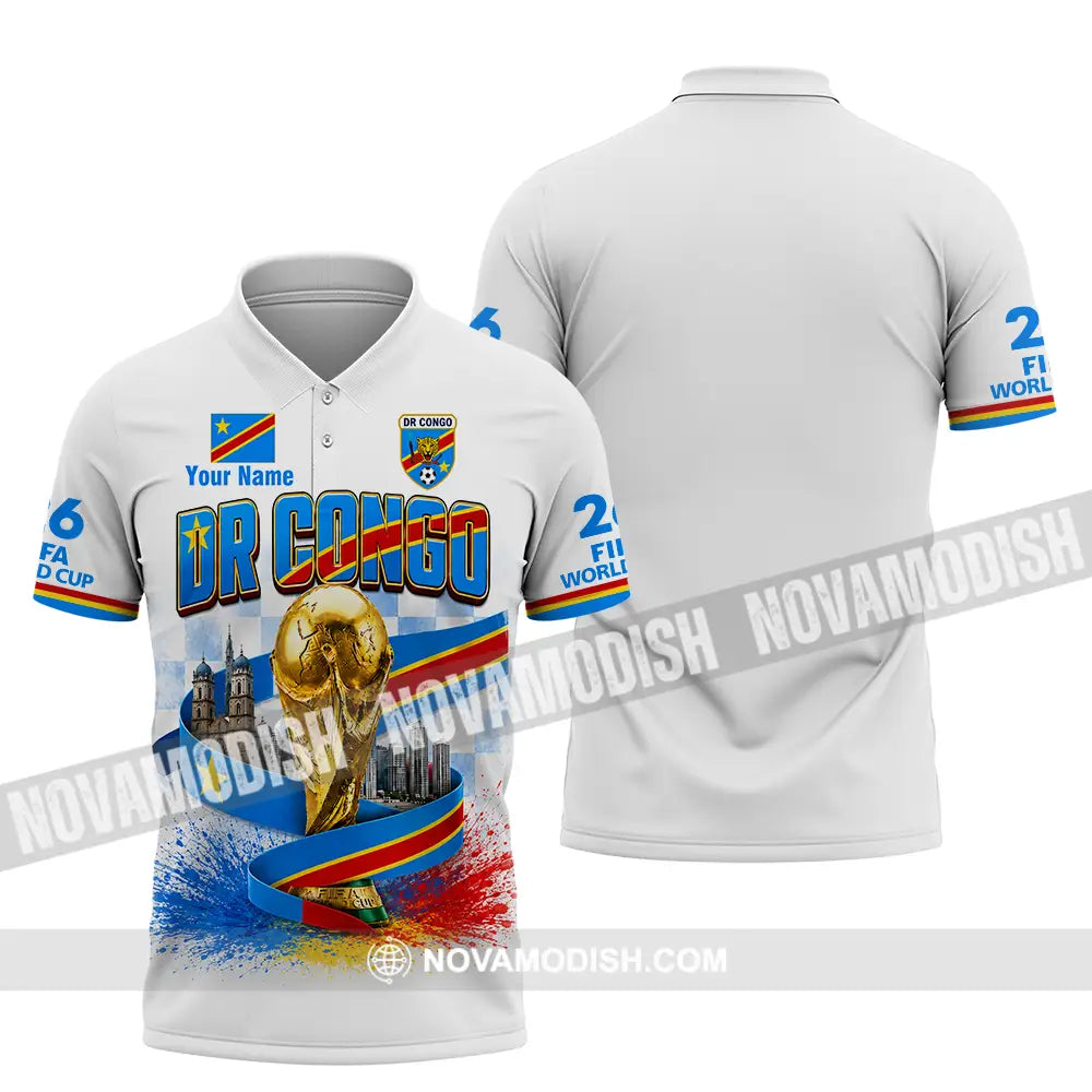 Unisex Shirt - Custom Dr Congo World Cup 2026 Shirt - Polo Shirt / S - T-shirt