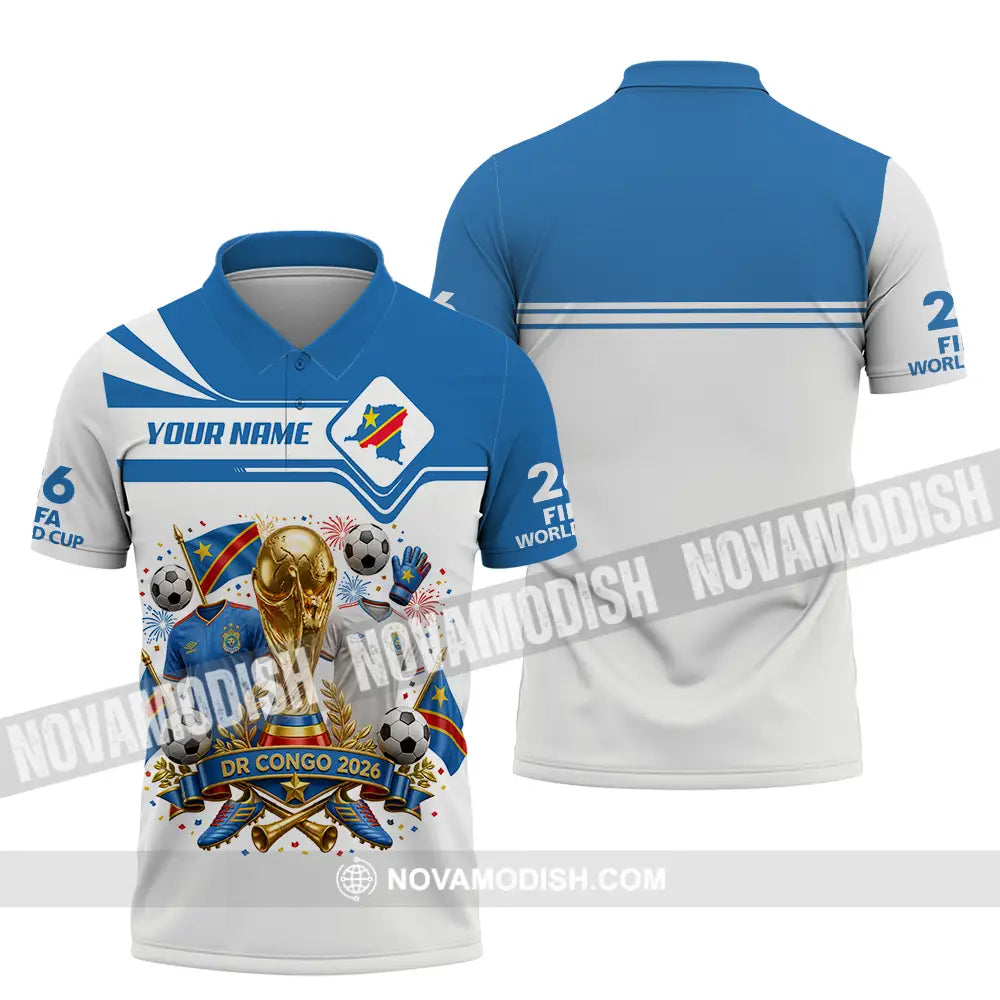 Unisex Shirt - Custom Dr Congo World Cup 2026 Shirt - Polo Shirt / S - T-shirt