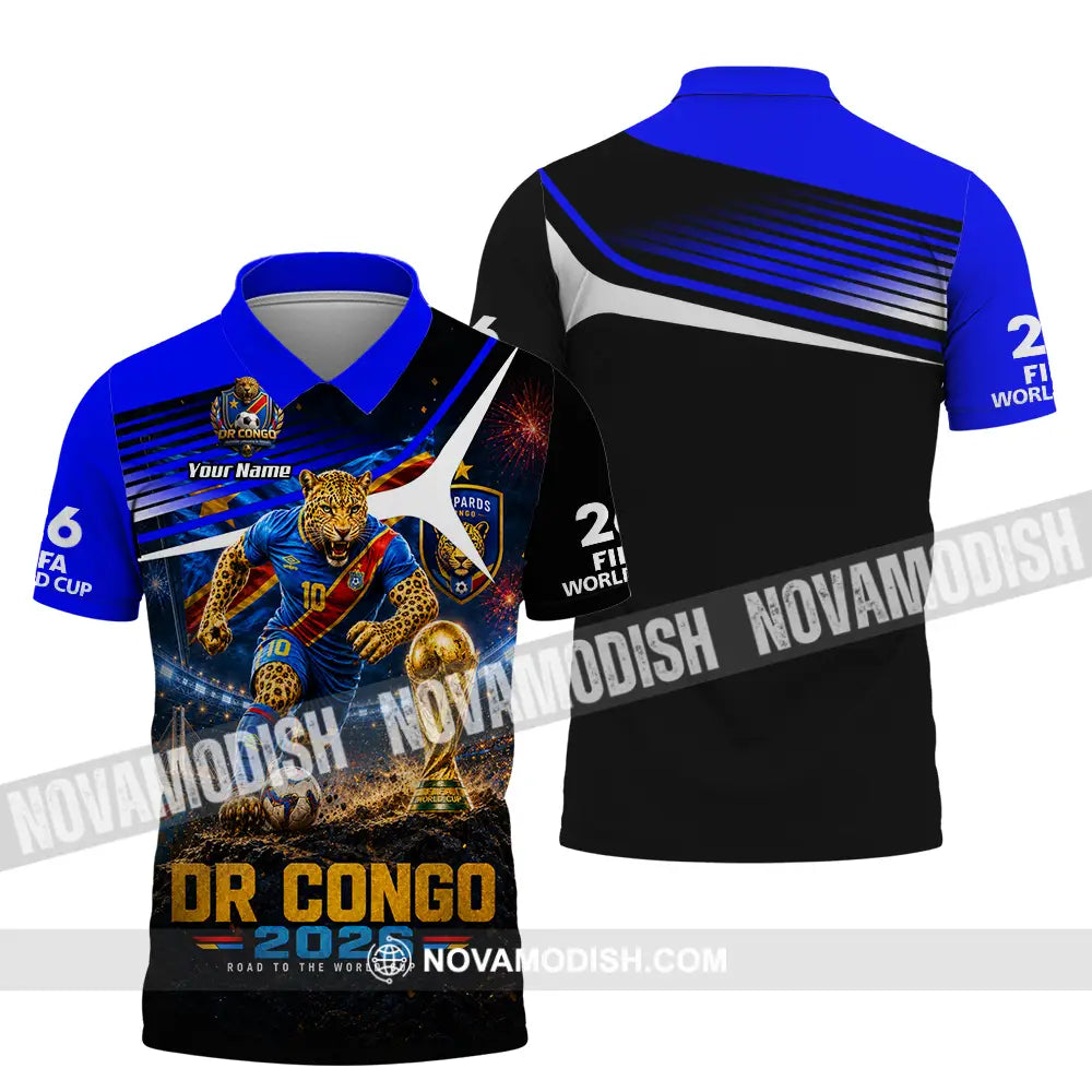 Unisex Shirt - Custom Dr Congo World Cup 2026 Shirt - Polo Shirt / S - T-shirt