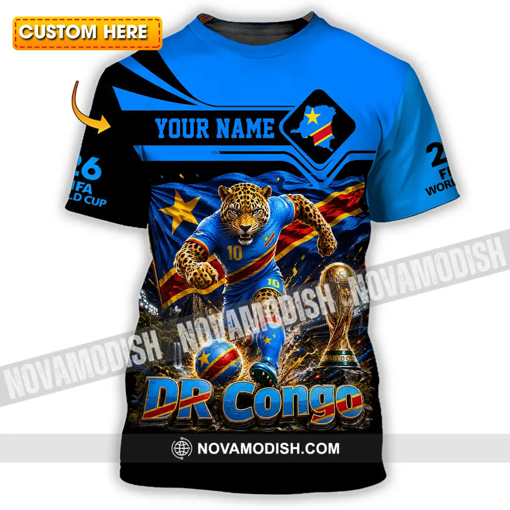 Unisex Shirt - Custom Dr Congo World Cup 2026 Shirt - T-shirt