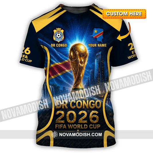Unisex Shirt - Custom Dr Congo World Cup 2026 Shirt - T-shirt
