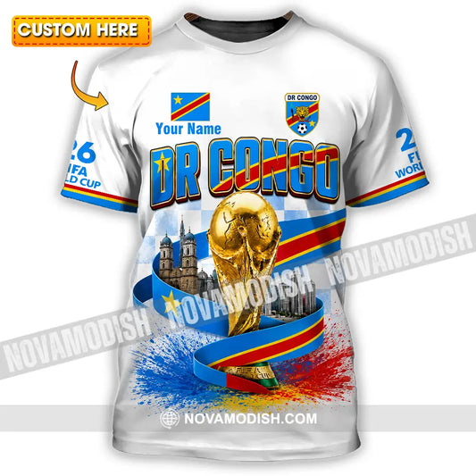 Unisex Shirt - Custom Dr Congo World Cup 2026 Shirt - T-shirt