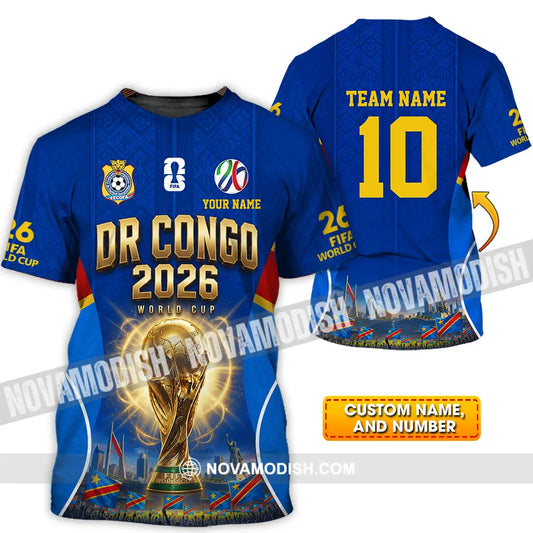Unisex Shirt - Custom Dr Congo World Cup 2026 Shirt - T-shirt