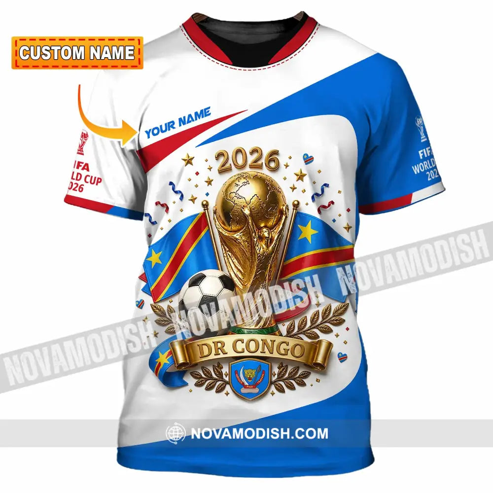 Unisex Shirt - Custom Dr Congo World Cup 2026 Shirt - T-shirt